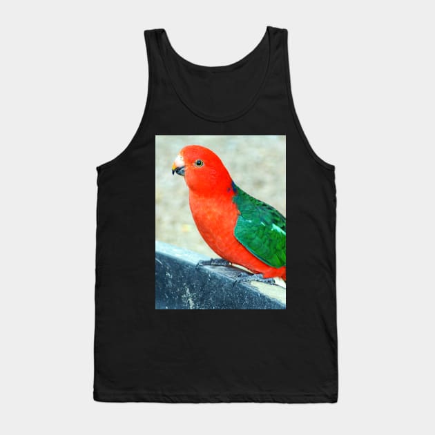 King Parrot Tank Top by Upbeat Traveler